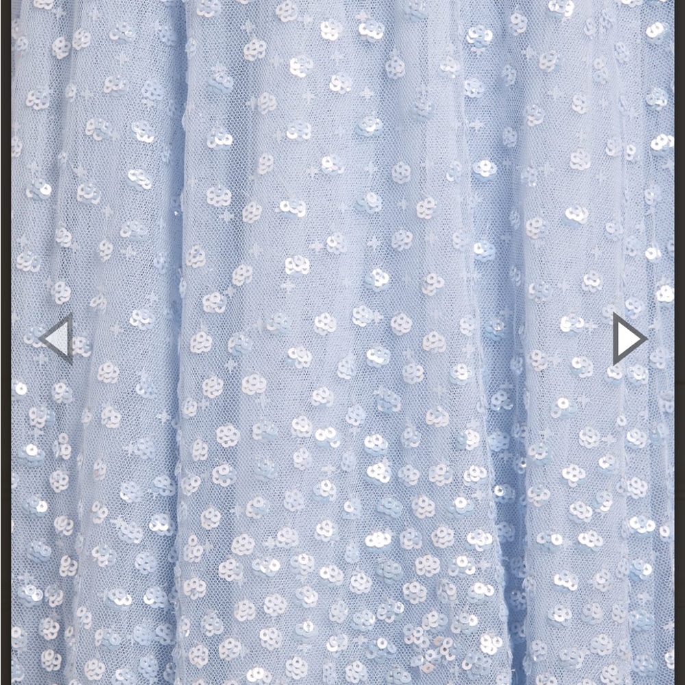 Needle & Thread One-Shoulder Blue Mini Dress - Picture 3 of 12